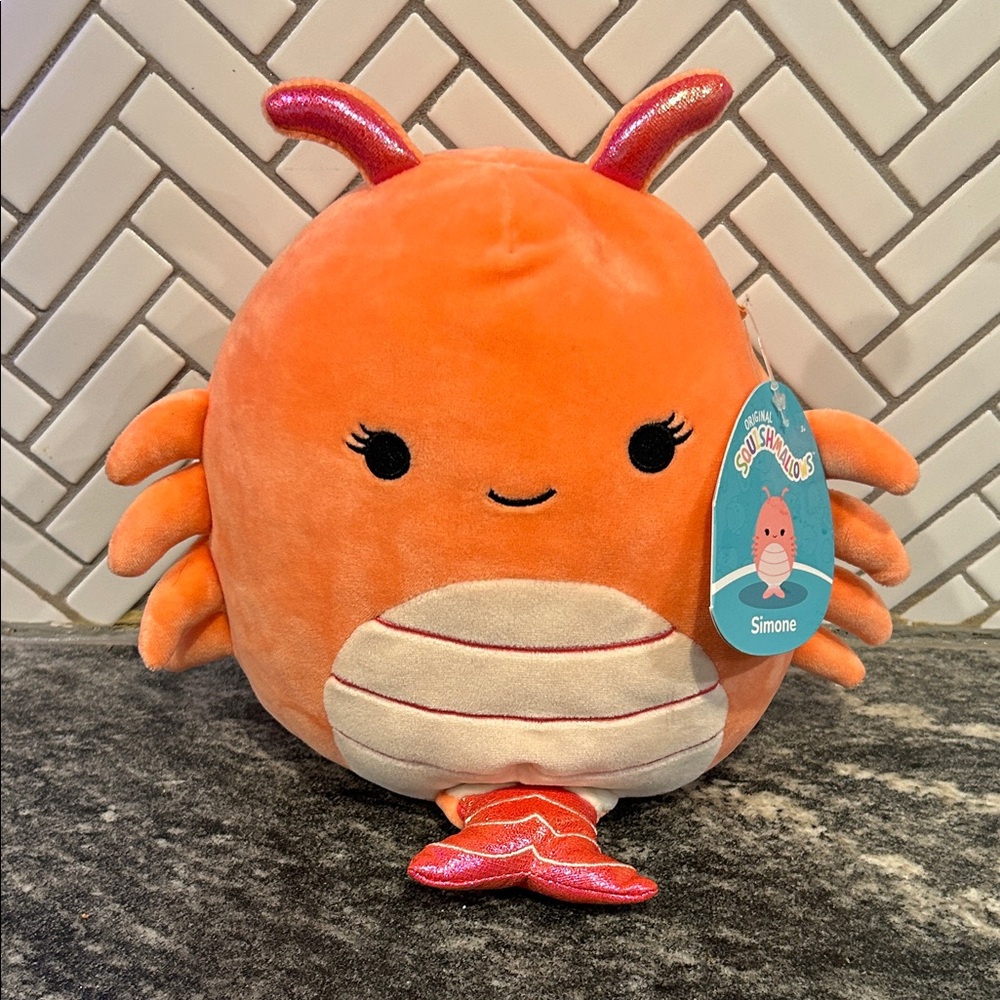 Squishmallows Bright Orange Lobster Plush